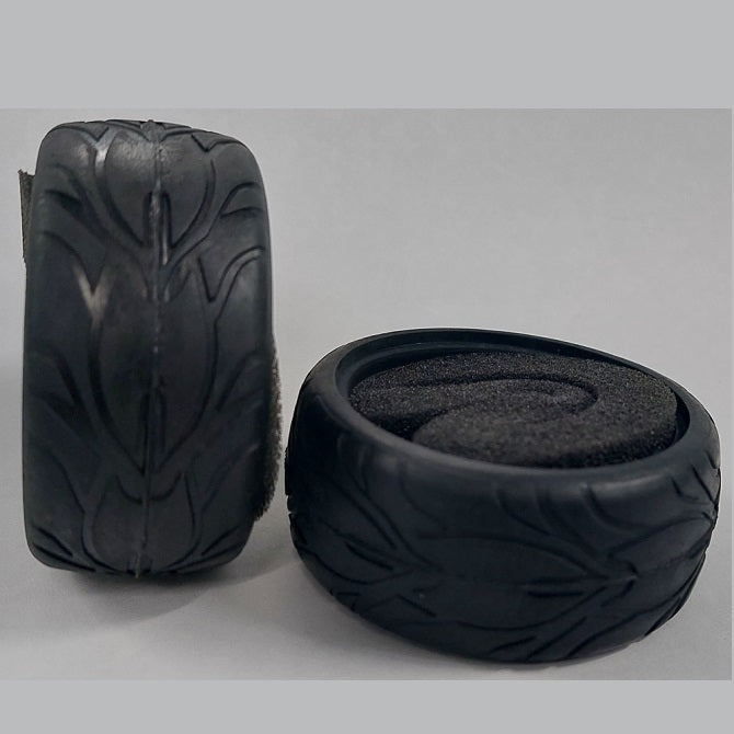 RC Car Tyres Hobby -  Flame Pattern 63x26 mm