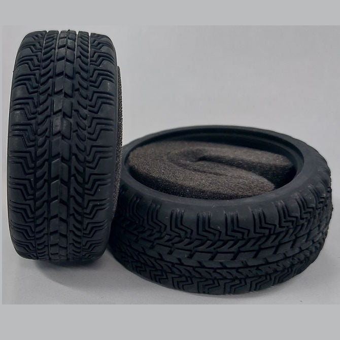 1226387 | TY-XR-063-26-OR (2 Pcs) --- RC Car Tyres Hobby - Type Off Road Pattern 63x26 mm Tenth Scale - Natural Rubber Tyre