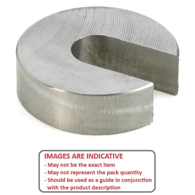 1104393 | W0135-C-C --- C Washers - 13.49x50.8x9.53 mm - Carbon Spring Steel Self Finish Washer