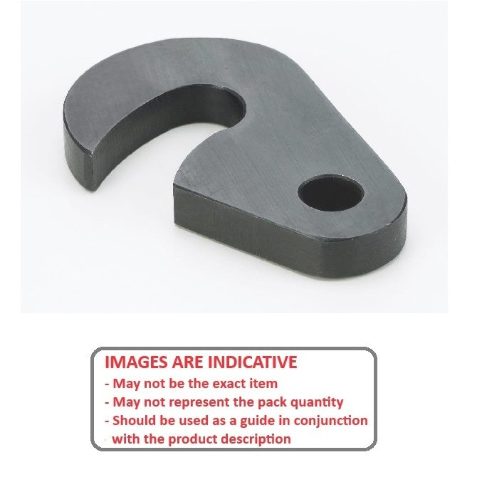 1142016 | W0318-CSW-C --- C Washers - 31.75x25.4x30.94 mm Swing - Carbon Spring Steel Self Finish Washer