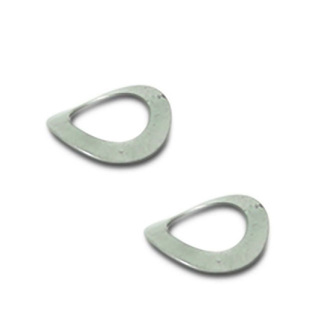 1056196 | W0048-T-010-012-WC-CZ (4 Pcs) --- Spring Washers - 4.76x9.4x1.19 mm Curved - Carbon Spring Steel AISI C1075 Blued Washer