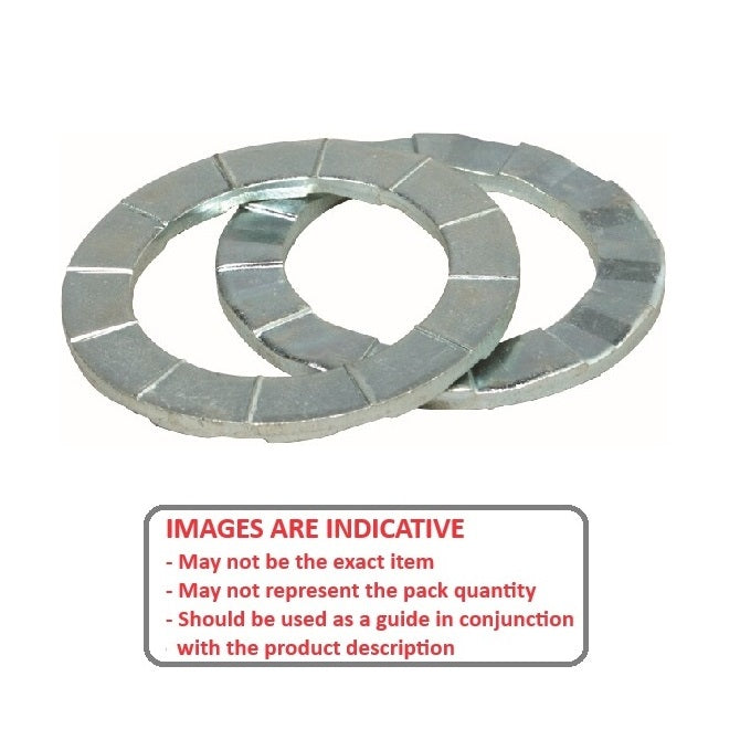 1090711 | W0100-LK-018-034-D-S2 (PAIR) --- Disk Lock Washers - 10x17.9x3.4 mm - Stainless Steel 302 Similar to A2, 304, 18-8 Washer