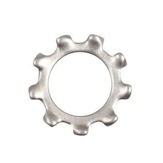 1041889 | W0025-LE-006-004-S4 (50 Pcs) --- Lock Washers - 2.5x6.4x0.4 mm External Tooth Washer