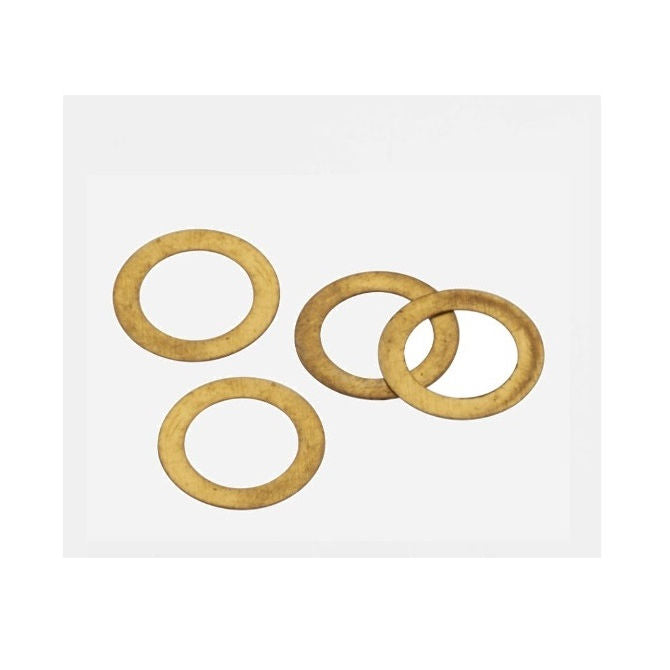 1092347 | W0095-FP-016-0041-BR (Pack of 10) --- Flat Washers - 9.525x15.875x0.406 mm Precision Shim - Brass 260-360 Washer