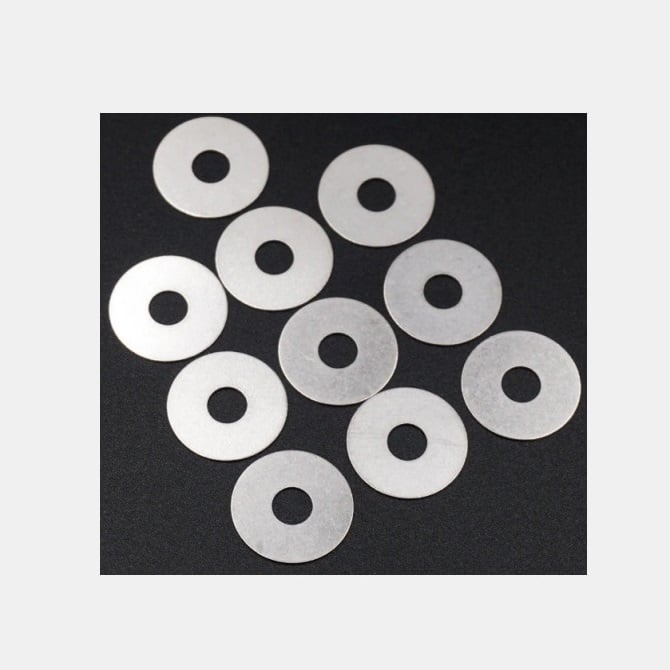 1066198 | W0060-FP-012-0200-PTU (10 Pcs) --- Flat Washers - 6x12x2 mm - PTFE Plastic
