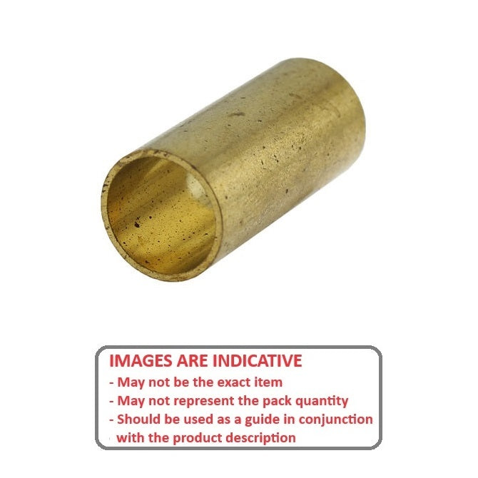 1059679 | W0049-F-008-095-BR (217 Pcs) --- Through Bore Round Spacers - 4.88x7.938x9.53 mm - Brass Spacer
