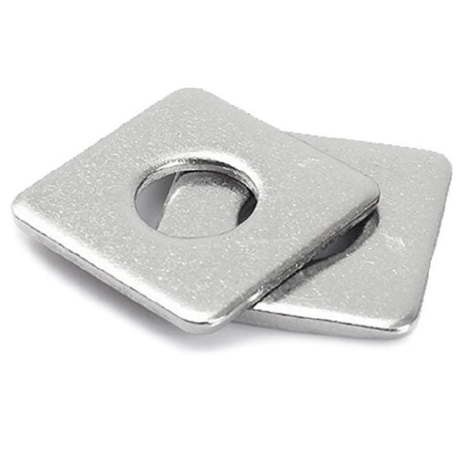 1120072 | W0191-SQ-051-064-C --- Square Washers - 19.05x50.8x6.35 mm Heavy Duty - Carbon Spring Steel Self Finish Washer