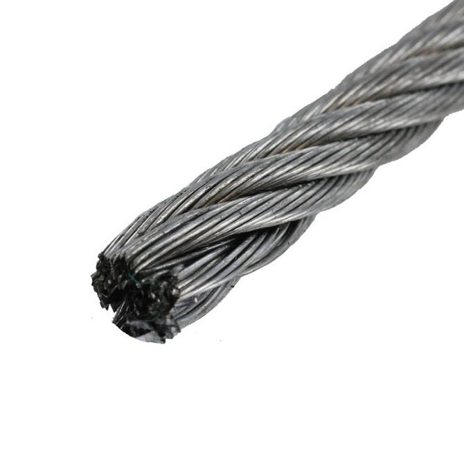 Cable Cable and Accessories - 4.76x4.763 mm - 1678.3 kg - Stainless Steel 304 Similar to A2, 18-8 HRB80