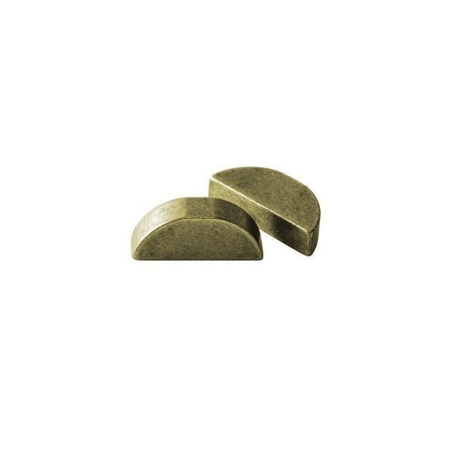 1056399 | KW-048-254-Z --- Woodruff Keys - 4.76x25.4x10.7 mm - Carbon Steel 1035 Zinc Plated Key