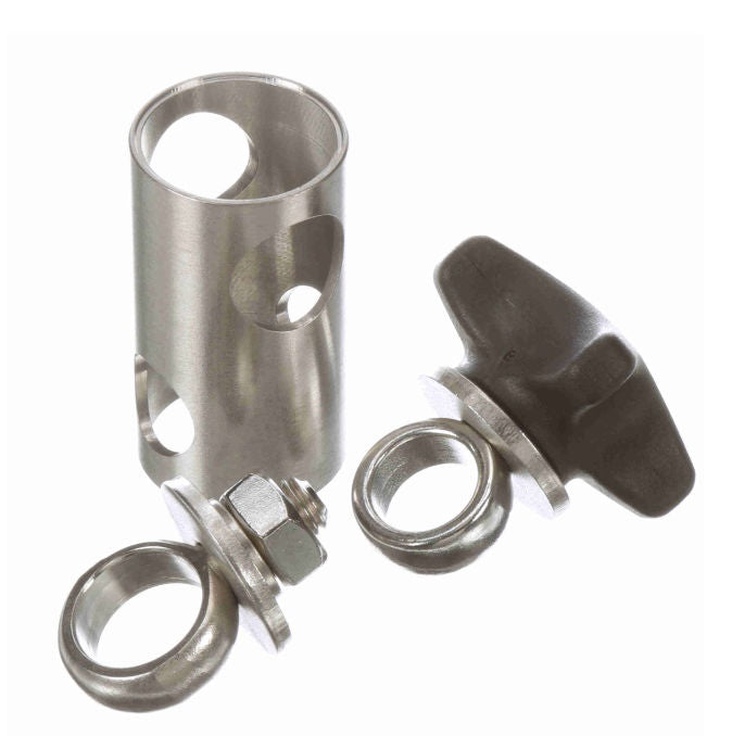 1102930 | VG10RS --- Single Knob and Nut Cross Blocks - 12.70 x 12.70 96.52x58.674 mm - Stainless Steel 304 Similar to A2, 18-8 HRB80 Cross Block