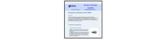 Measurement Balls (Engineering)