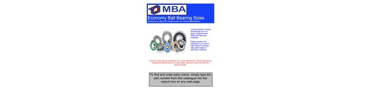 Free Economy Bearing Selection Catalouge