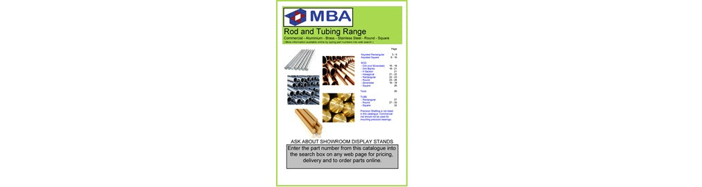 Free Rod & Tube Catalogue