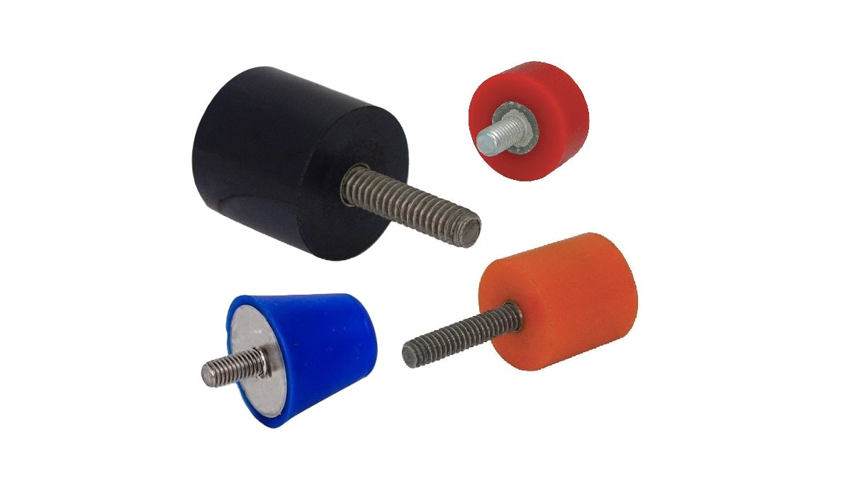 Bumpers - Cylindrical Male Thread
