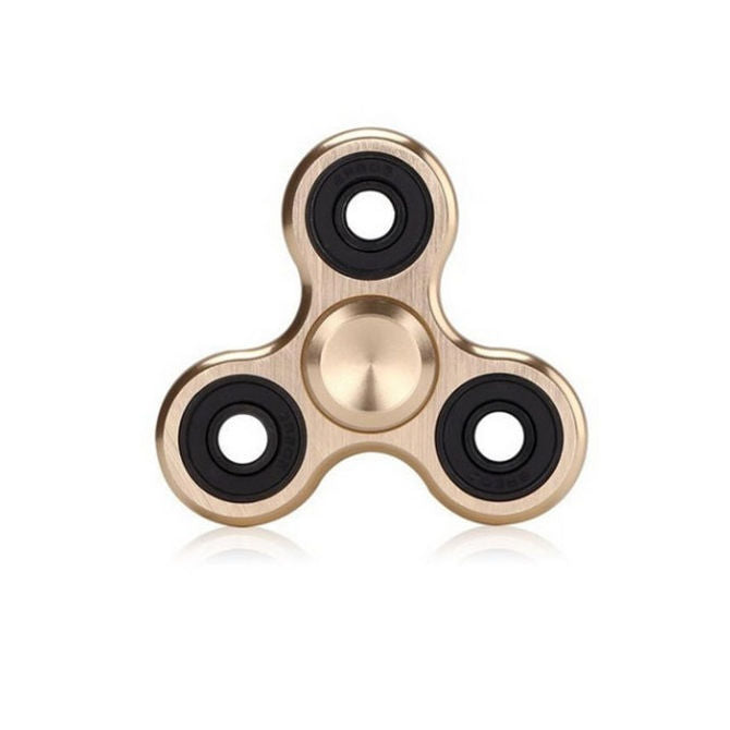 1227903 | FIDGET-SPINNER-AL-GO --- Promotional Items - Fidget Spinner - Gold Aluminium Body - Free running - Aluminium Body Game