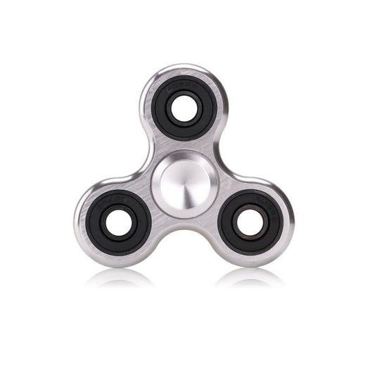 Promotional Items -  Fidget Spinner - Silver Aluminium Body - Free running - Aluminium Body