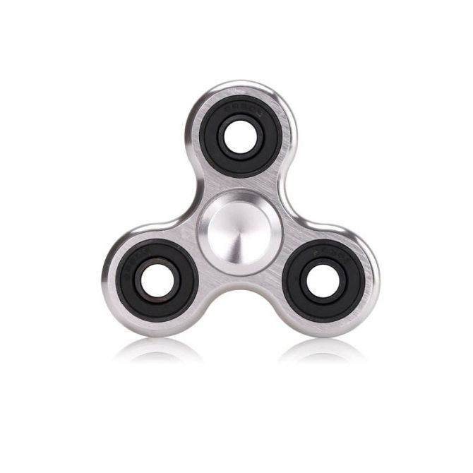 1227905 | FIDGET-SPINNER-AL-SI --- Promotional Items - Fidget Spinner - Silver Aluminium Body - Free running - Aluminium Body Game