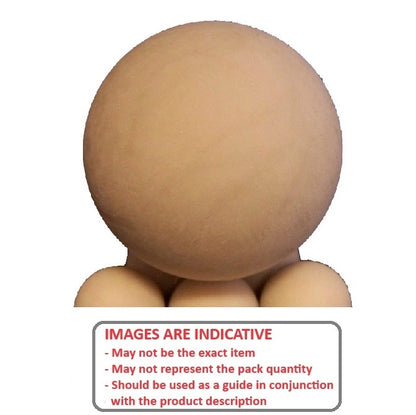1172267 | BL-06350-R87A (PK-13) --- Rubber Balls - 63.5 mm Santoprene Rubber - ISO 3290 Grade 3 Santoprene 87A Ball
