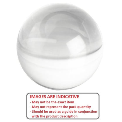 1001747 | BL-00039-SP-G25 (5 Pcs) --- Ceramic Balls - 0.397 mm Synthetic Sapphire - AFBMA Grade 25 Ball