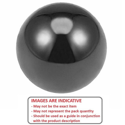 1040024 | BL-00238-SN-G25 (PK-5) --- Ceramic Balls - 2.381 mm Si3N4 - AFBMA Grade 25 Silicon Nitride Ball