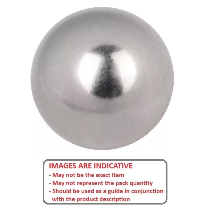 1059341 | BL-00500-T23-G100 (PK-100) --- Metallic Balls - 5 mm Ti-Gr23/Ti-6AL4V-ELI - ISO 3290 Grade 100 Titanium Alloy Ball