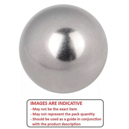 1059341 | BL-00500-T23-G100 (PK-100) --- Metallic Balls - 5 mm Ti-Gr23/Ti-6AL4V-ELI - ISO 3290 Grade 100 Titanium Alloy Ball