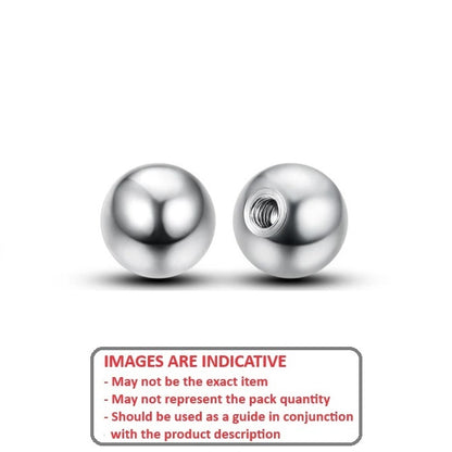 1078801 | BLT-00800-T23-16 --- Metallic Balls - 8 mm Ti-Gr23/Ti-6AL4V-ELI - ISO 3290 Grade 100 Titanium Alloy Ball