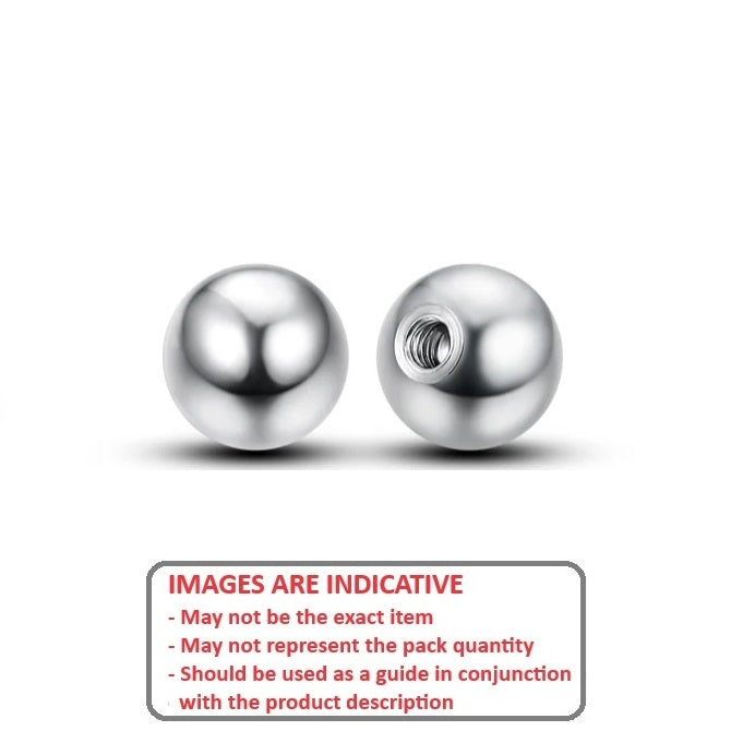 1059340 | BLT-00500-T23-16 (PK-500) --- Metallic Balls - 5 mm Ti-Gr23/Ti-6AL4V-ELI - ISO 3290 Grade 100 Titanium Alloy Ball