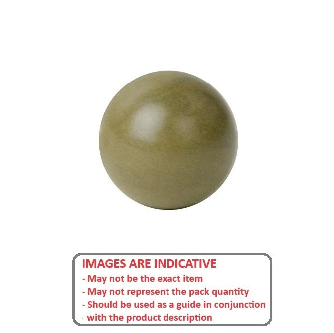 1093653 | BL-01032-TO (Each) --- Plastic Balls - 10.32 mm Torlon - Polyamide-imide - - Grade II Ball