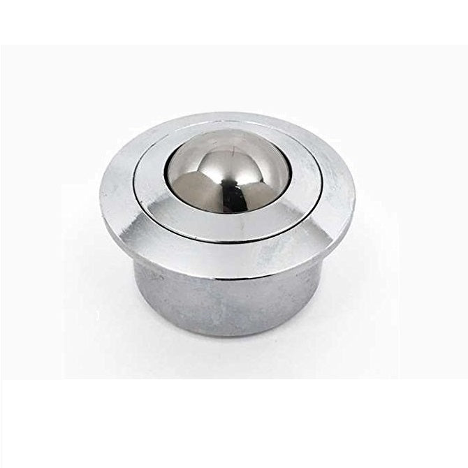Flange Mount Ball Transfer Units - 120 kg - 9.8x36 mm - Stainless Steel AISI 420C and 303 Grades