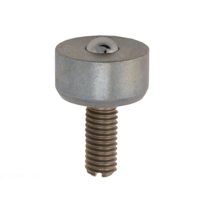 1089068 | BTU0010-006-TS-BA --- Screw Stem Ball Transfer Units - 10 kg - 6x8 mm Brass and Aluminium - Stainless Steel AISI 440C and Aluminium