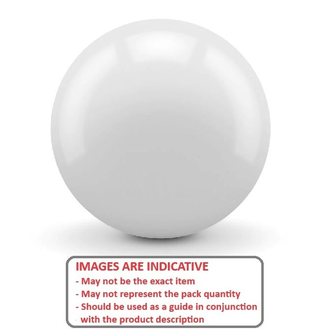 1095358 | BL-01000-ZR-G25 (Pack of 50)  --- Ceramic Balls - 10 mm ZRO2 - AFBMA Grade 25 Zirconia Ball