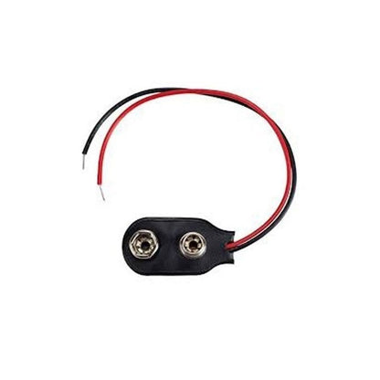 1000095 | BAT-HOL-9V-WS (2 Pcs) --- Holders Battery Accessories - 9V Snap On 9V Battery - - - Plastic