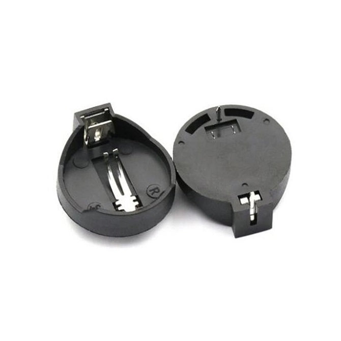 Holders Battery Accessories -  Button Cell Holder 24-25mm Diameter x 7.7mm thick  - Plastic