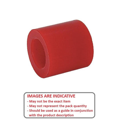 1149628 | AU-973RS --- Cylindrical Counterbored Bumpers - 38.1x31.75x9.53 mm - Polyurethane 95A Bumper