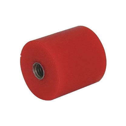 Cylindrical Female Thread Bumpers - 50.8x31.75 mm - 3/8-16 UNC -9.53mm- - Polyurethane