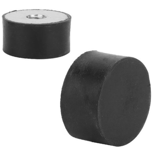 Buffer Mounts - 70x45 mm - M12x1.75 - Natural Rubber