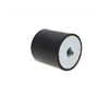 Bobbin Mounts - 75x40 mm - M12x1.75 - Natural Rubber