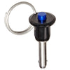 Ball Lock Pins - 6.35x38.1 mm - 304 Stainless Steel Shank / Aluminium Handle