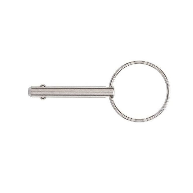 1056405 | BLP-048-0254-K2-S4 --- Ball Lock Pins - 4.76x25.4 mm - 304 Stainless Steel Keyring Style Pin