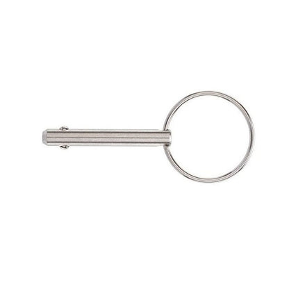 1056405 | BLP-048-0254-K2-S4 --- Ball Lock Pins - 4.76x25.4 mm - 304 Stainless Steel Keyring Style Pin