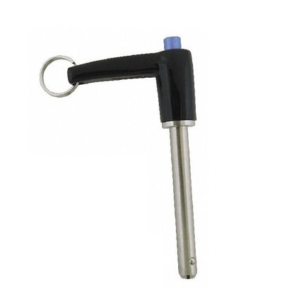 1102726 | BLP-127-0762-LI-S17 --- Ball Lock Pins - 12.7x76.2 mm - 17-4 PH Stainless L-Handle Industrial Stainless Steel Pin
