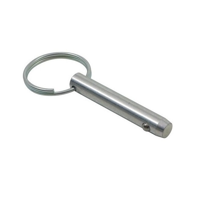 Ball Lock Pins - 7.94x38.1 mm - 316 Stainless Steel Keyring Style Pin