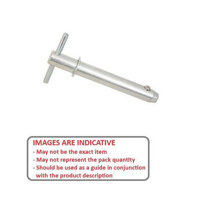 1056227 | BLP-048-0127-TSH-C --- Ball Lock Pins - 4.76x12.7 mm - Carbon Steel Shoulder Type Pin