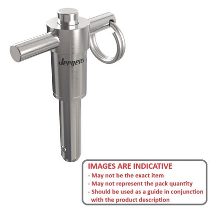 1111581 | BLP-159-1016-THD-S17 --- Ball Lock Pins - 15.88x101.6 mm - 17-4 PH Stainless No Shoulder Pin