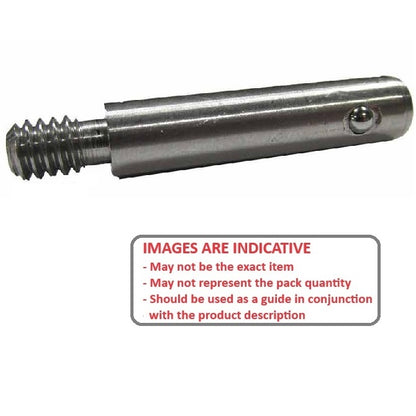 1056247 | BLP-048-0127-THR-S3 --- Ball Lock Pins - 4.76x12.7 mm - 303 Stainless Steel Threaded End Stainless Steel Pin