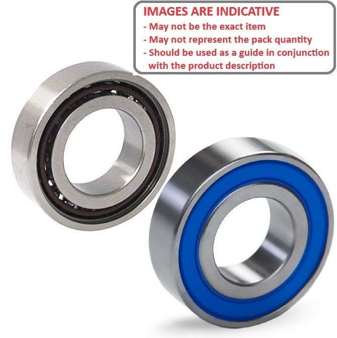 1075013 | 607-RB-MC45-T9H-AF12-E (100 Pcs) --- Single Row Ball Bearings - 7x19x6 mm Unflanged - Chrome Steel SAE 52100 - High Speed Polyamide Cage Bearing