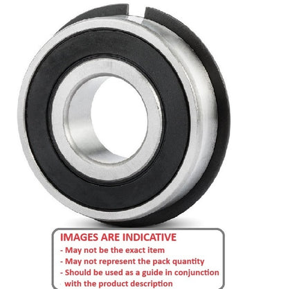 1140794 | 6306-2RS-NR-C3 --- Single Row Ball Bearings - 30x72x19 mm - Chrome Steel SAE 52100