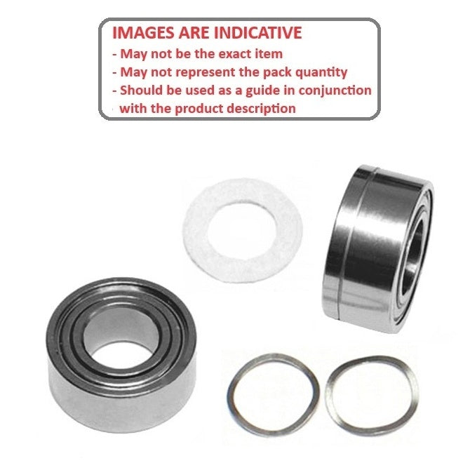 1004536 | 6743841-K11 (Each) --- for Dental Handpieces Bearings and Oring kits - Contents 1 x SR11010A-ZZ 1 x SR11010B-ZZ - 1 x Felt Seal and 2 x Washers