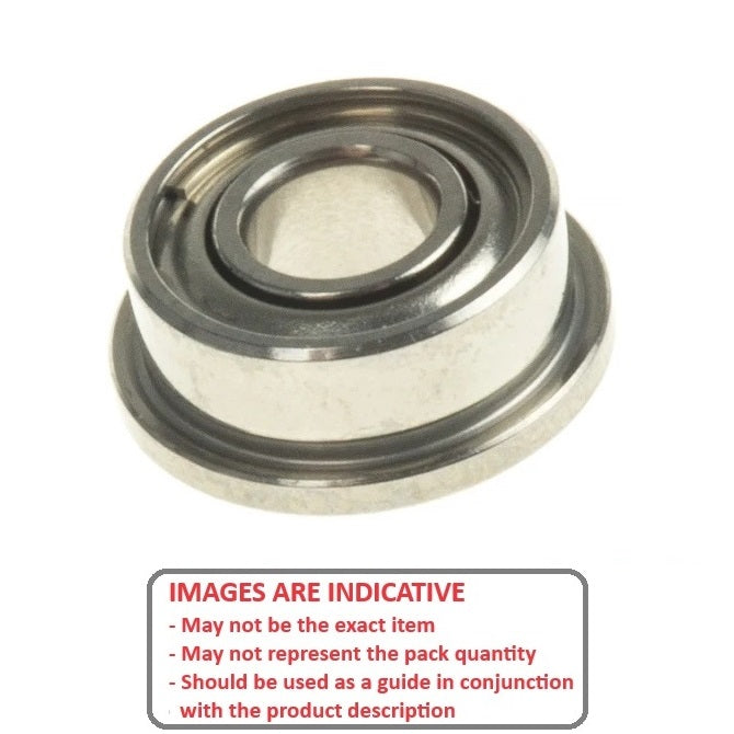 1048161 | SFR2-FF-MC34-GR7-R-G48 (43 Pcs) --- Single Row Ball Bearings - 3.175x9.525x3.969 mm - Stainless Steel AISI 440C